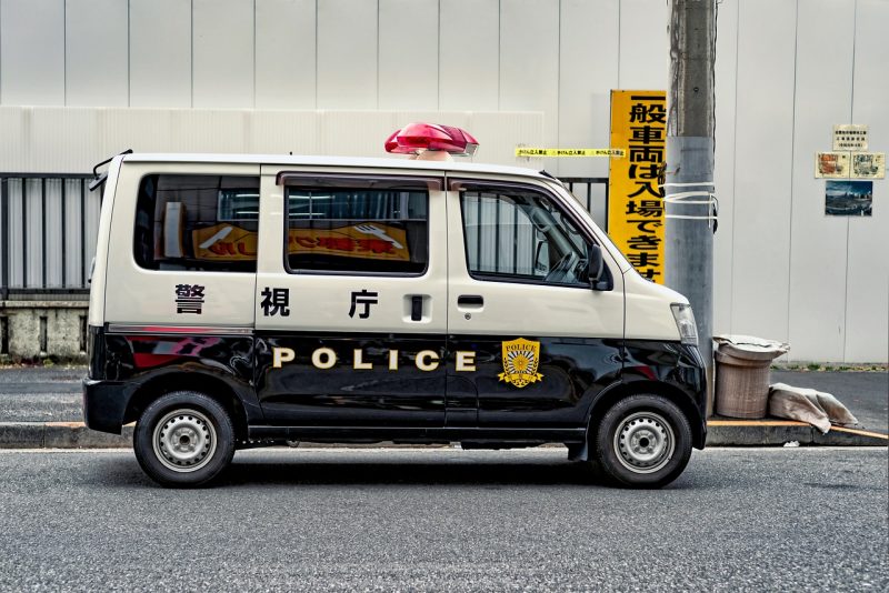 a police van