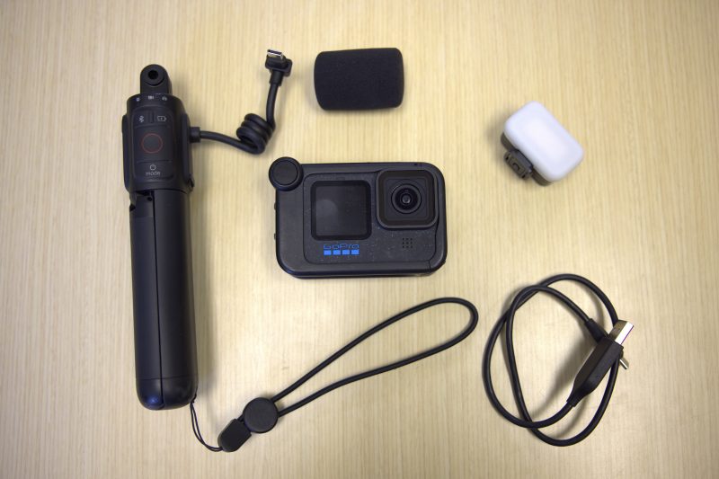 GoPro camera and accessories