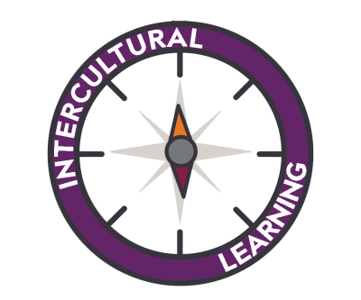 Intercultural learning badge icon